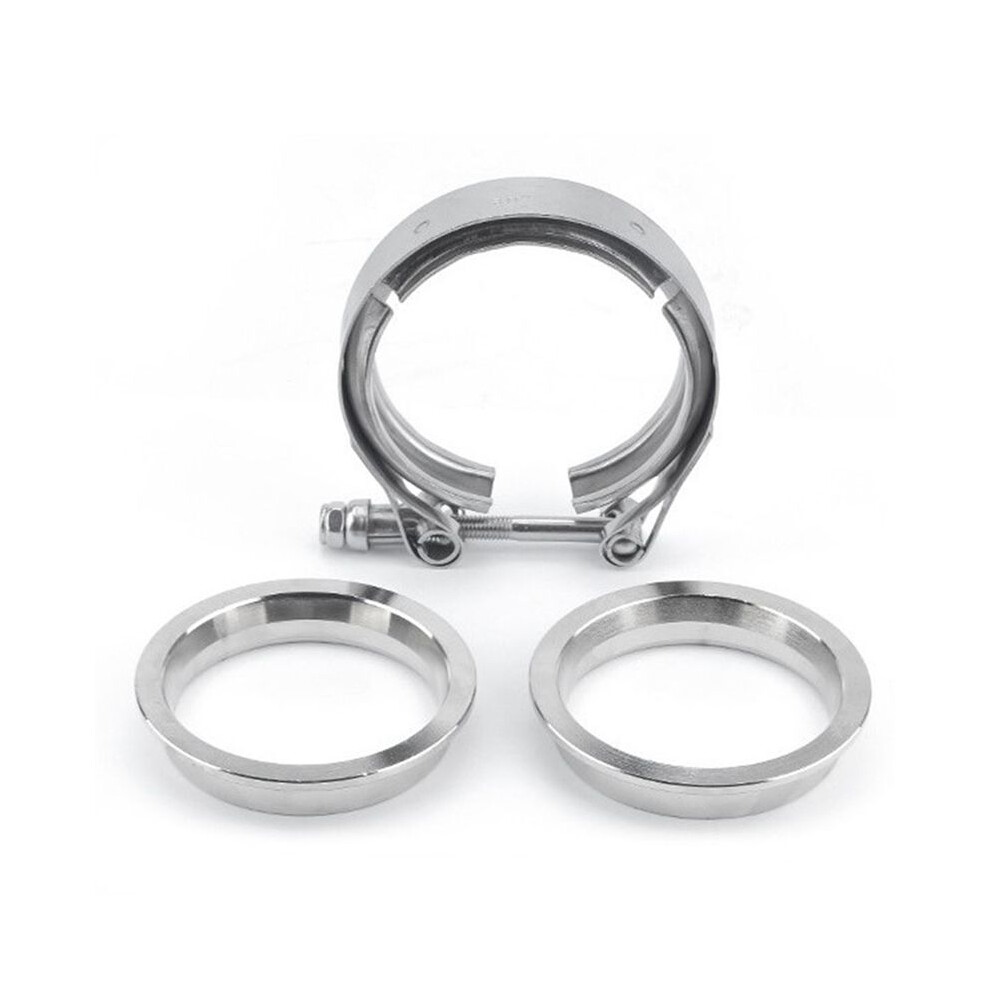 2.5 Inch 63Mm Male/Female V-Band Clamp Flange Kit Turbo Downpipe Wastegate V-Band Turbo Exhaust Pipes Car Accessories 6032183881170