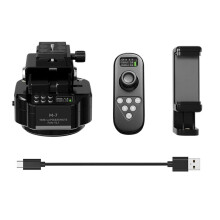 Gimbal Eléctrico para Fotografía -Lapse M7 con Control Remoto Inalámbrico y Obturador. Rotación Panorámica de 360 Grados.