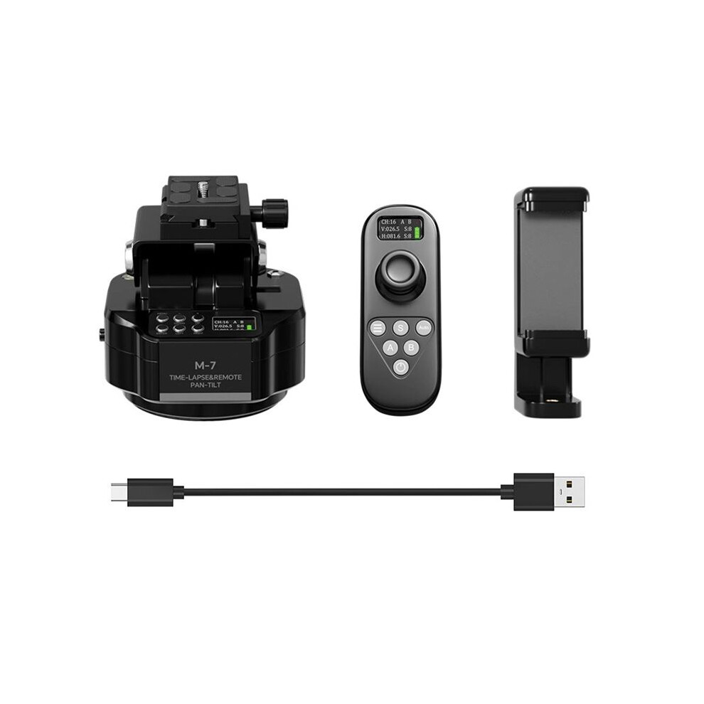 M7 -Lapse Photography Electric Gimbal With Wireless Shutter Remote 360-Degree Panoramic Rotation For Panoramic 4711356350454