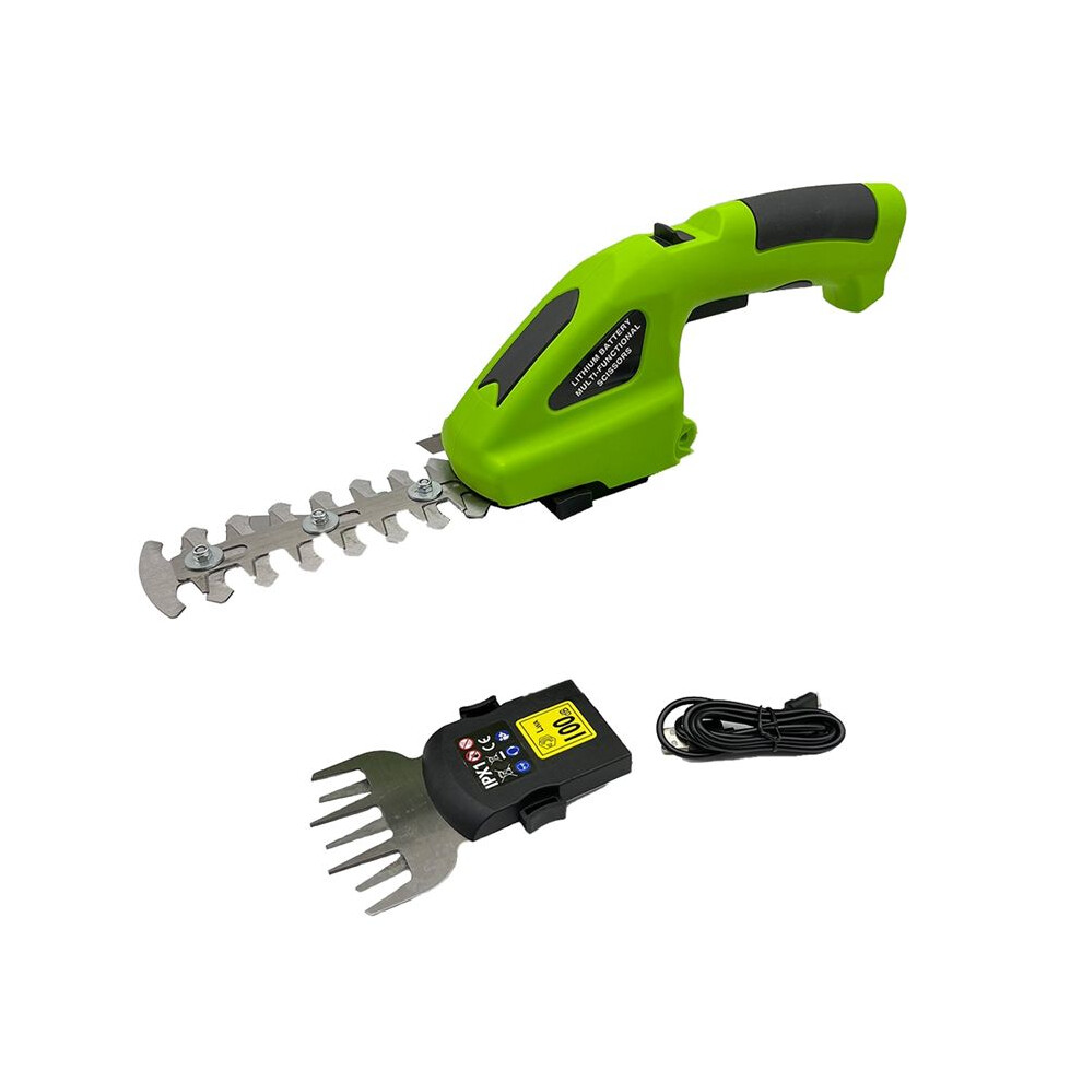 2 In 1 Cordless Grass Shear And Electric Hedge Trimmer With 2000Mah Battery Garden Tool 4712004795009