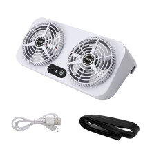 USB Auto Koelgereedschap Auto Afzuigventilator Voertuig Luchtcirculatie Rook Afzuigventilator Auto Ventilatieventilator voor Auto Thuis