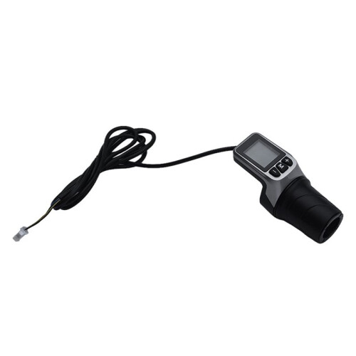 124DX LCD-Display Gashandtagsset Elcykel Scooter Vridbart Halvgasgrepp med LCD-Panel 2