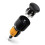 TOUGHBUILT TB-H5-MR-30 Multi-Bit Ratcheting 9-Piece Bi-Material Handle Ratcheting Multi-Bit Assorted Drive Screwdriver Set 4