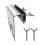 Security Cameras Roof Gutter Special Bracket Gutter Mount Bracket Solar Panel Bracket for  SoloCam S340E30 1