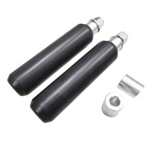 1Pair 6in Crash Bar Shock Sliders Mounts for Dyna Street Bob FXDB 2006-2017 6-Inch Rear Upper Impact Bar Slippery
