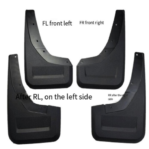 4Pcs Car Mudguards Mud- with Screws for  Ram  2022-2025 Mud Guard Set 1