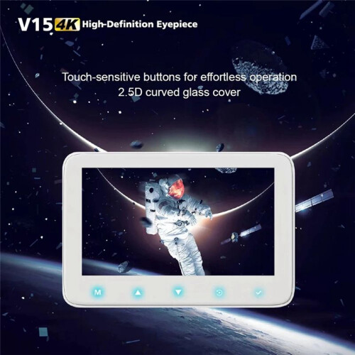 Upgrade General Microscope V15 HD Electronic Eyepiece Camera 5-Inch Screen Optical Eyepiece Recorder Bird-Watching 1