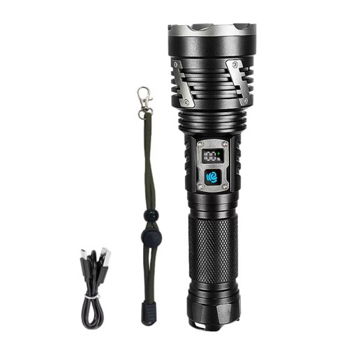 XHP360 Most Powerful LED Flashlight USB Rechargeable Lamp Ultra Powerful Flashlight Tactical,Lantern,C