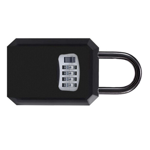 4Digit Code Box Wall-Mounted Password Key Box No-Drilling Required Decorative Home Use Construction Site Entrance Lock A 1