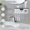 USB Rechargeable Toothbrush Disinfect Holder Automatic Toothpaste Dispenser Wall Mounted Toothbrush Storage Box Rack 2
