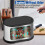 Trash Can with Lid, 4L Small Kitchen Compost Bin Countertop Trash Can, Stainless Steel  Garbage Can Silver 4