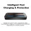 Charging Dock for   2 Joycons Dock Charger Stand Station with LED Indicator USB Type-C Charging for 4