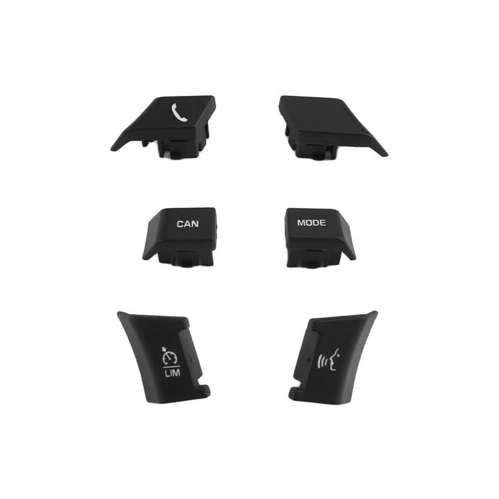 6Pcs/Set Car Steering Wheel Button Cover For Xe Xel Xf Xfl F Light 6033274681013