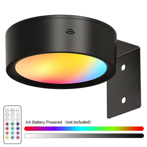 Éclairage LED pour Tableaux, Éclairage Artistique, à Piles, à Intensité Variable, 13 Modes D'Éclairage, Noir 1