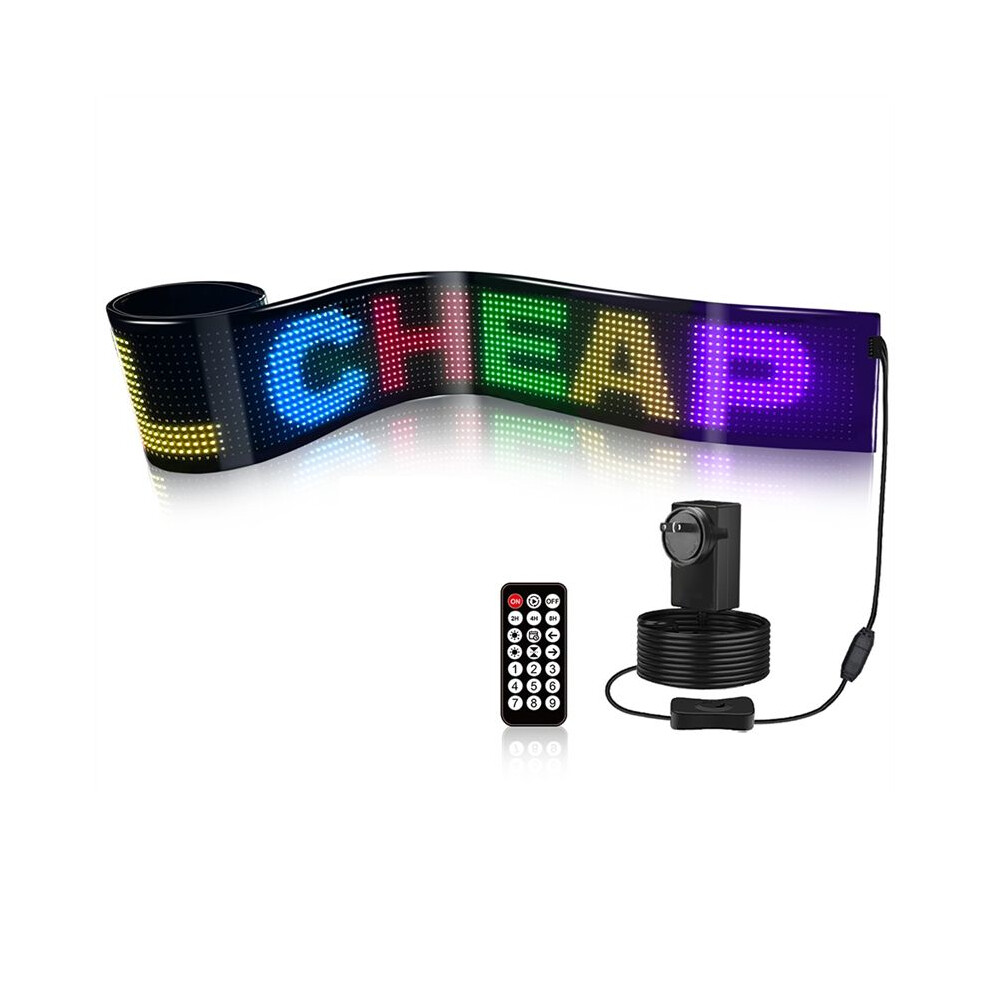 16Ledx192led Truck/Car Programmable Led Sign Matrix Pixel Panel Flexible Led Auto Animation Display Board Light 6033274614776