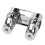 Elevador de Guidão de 2 Polegadas, Braçadeira de Guidão de 1 1/4 Polegadas para  Wide Glide Sportster 883 Softail 6