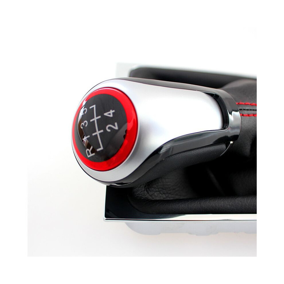 For B6 2005-2010 Gear Shift Knob 6 Speed Mt Lever Change Stick With Gaiter Boot Cover 6033976565475