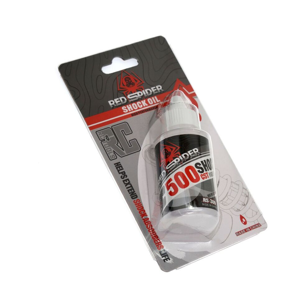 Spider Rc Car Oil For Rc Model Crawler Car Drifting Truck Short-Course Trucks 500Cst Red 4713958050558
