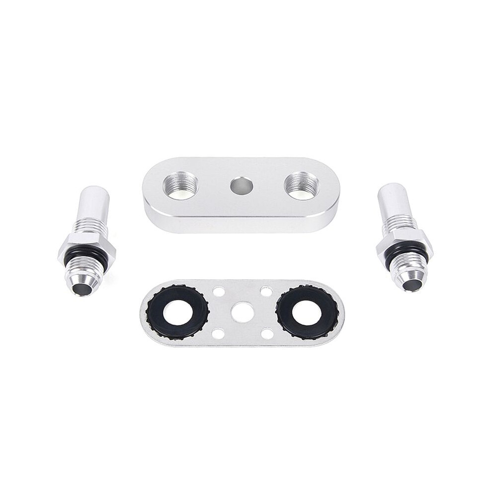 Transmission Cooler Adapter Plate With 6An Fittings Seal For 6L80e 6L90e 8L90e 6032265309004