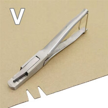 V-Shaped Ear Piercing Pliers for Pig Ears Stainless Steel U-Shaped Ear Piercing Pliers Animal Ear Piercing Pliers