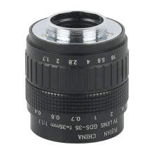 35mm CCTV Lens C Mount TV Movie Lens for -Compatible USB Industrial Digital Video Microscope Camera