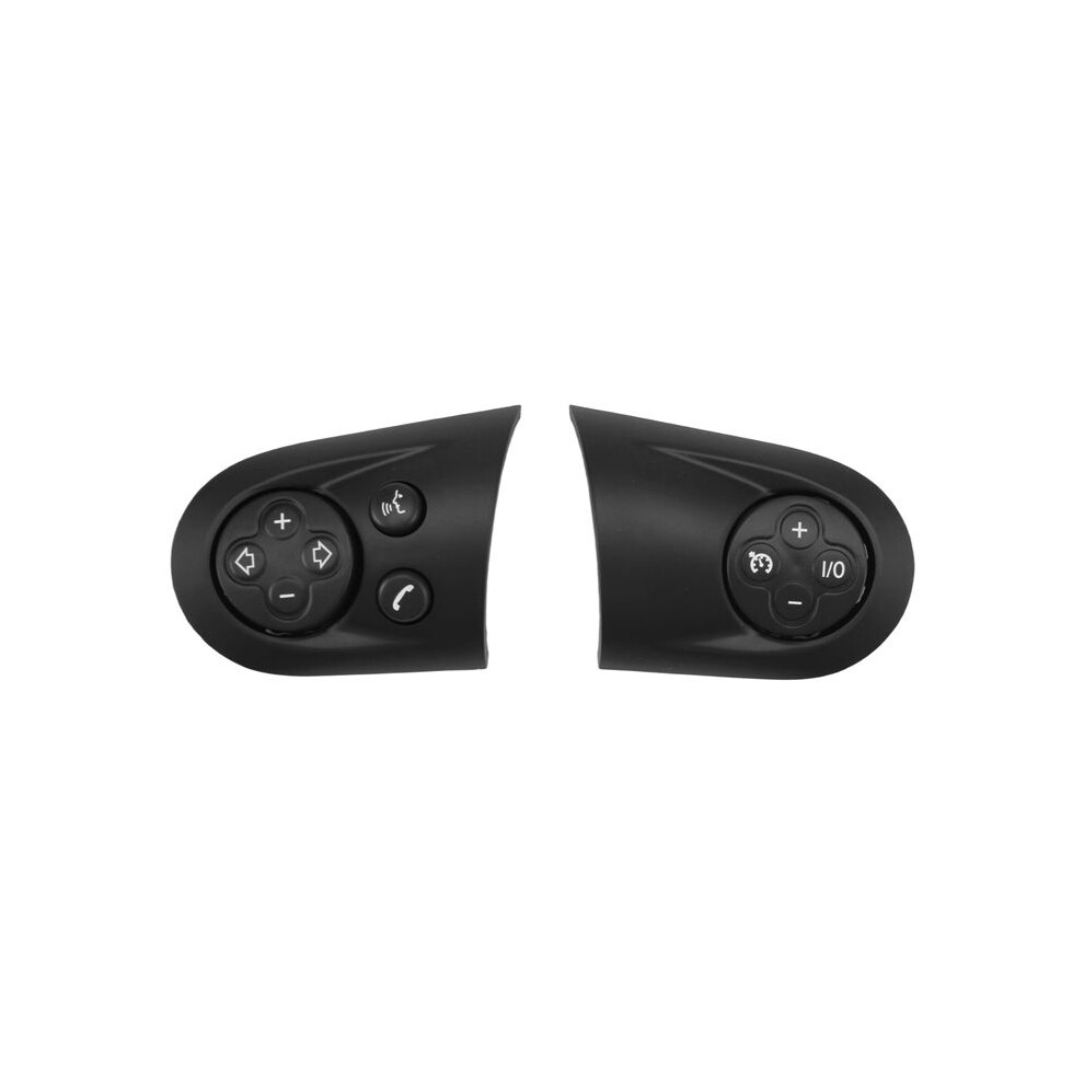 2Pcs Steering Wheel Multifunction Control Cover For Cooper R55 R56 R57 R58 R59 R60 R61 6032183891032