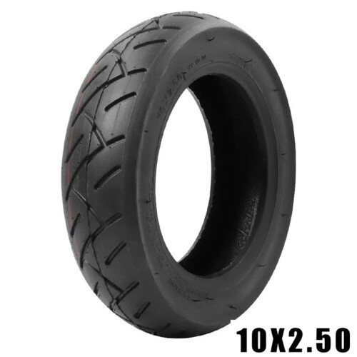 Conjunto de Câmara de Ar para Pneu de 10x2,5 Polegadas, Câmara de Ar Pneumática de 2,50 Polegadas, Válvula de 45 para Scooter Elétrica de 10 2
