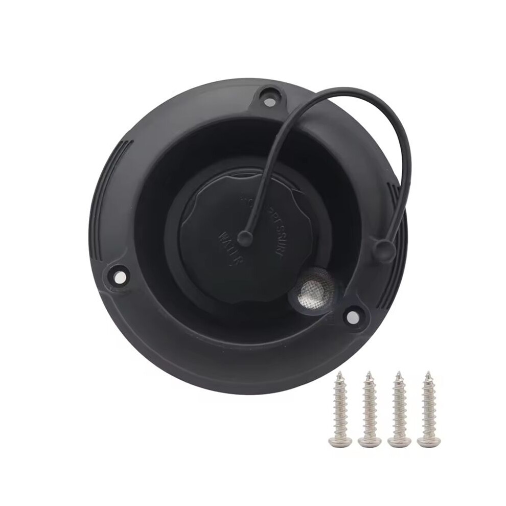 Rv Gravity Water Inlet Rv Round Fresh Water Gravity Fill Hatch Round Fresh Water Gravity Hatch Rv Parts Black 4711899703045