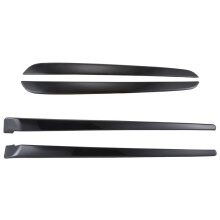 For HRV HR-V Vezel 2021 2022 Glossy Black Inner Door Panels Strip Decoration Cover Trim