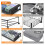Under Bed Storage with Wheels,2-Pack Under Bed Storage Containers with Lids Rolling Under Bed Drawer for Clothes,Shoes,B 3