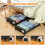 Under Bed Storage with Wheels,2-Pack Under Bed Storage Containers with Lids Rolling Under Bed Drawer for Clothes,Shoes,B 2