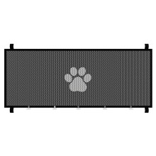 Barrera retráctil de malla para puertas, barreras para mascotas, barreras plegables portátiles para perros, tamaño D0LD, 180 x 78 cm