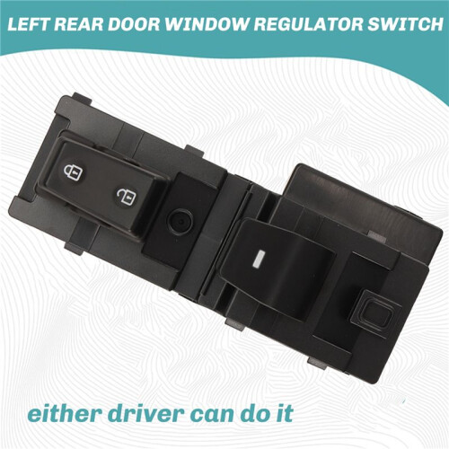 Rear Left Window Control  93575-F2000 93575F2000 for   2017-2021 Window Glass Lift Regulator Button 1