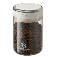 Coffee Bean Storage Container Lid with One-Way Valve Seal Date Tracker for Coffee Other Foods Coffee Bean Storage Jar B