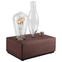 Vintage-Aroma-Diffusor mit Wolfram-Glühlampe, Diffusor für Ätherische Öle, Wasserloser Aromatherapie-Luftbefeuchter