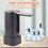 Portable Electric Water Bottle Pump Automatic Water Dispenser Pump with Large LED Display Foldable Automatic Water Pump 10