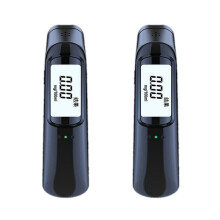2X Alcohol Tester Air-Blown Drunk Driving Test Measurement Alcohol Test Instrument Household High-Precision with Voice