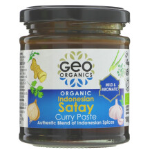 Geo Organics Indonesian Satay Curry Paste 180g ( pack of 6 )