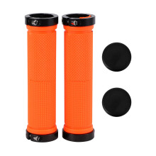 1 Pair Bicycle Handle Grip MTB BMX Bike Handlebar Grips Orange