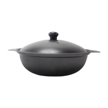 Cast Iron Casserole Dish with Lid for Even Heating, DropResistant, EasyClean Nonstick Pot