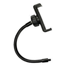 Microphone Phone Holder Clamp 4Pcs Flexible Hose Clip For Easy Installation Angle Adjustable Compatible With Stand Tray