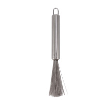 Dish Brush Stainless Steel Cookware Scrubbing Brush Strong Cleaning Power Kitchen Pot Brush Multi Use Ergonomic Handle Easy To Clean Long Handle
