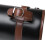 Motorcycle Handlebar and Front Fork PU Leather Tool Bag Saddlebag, Easy Install, Punk Style 4