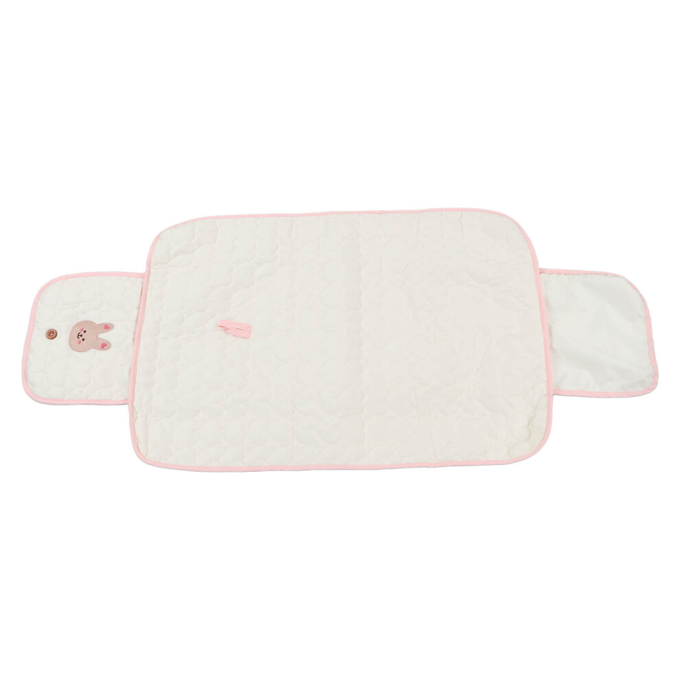 Foldable Waterproof Baby Diaper Changing Mat for Newborns, Cotton Material