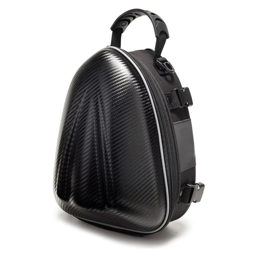 Motorcycle Tail Bag Waterproof Tarpaulin Rear Seat Luggage Backpack With Helmet Storage 9189345281679