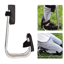 Garden Knee Seat with Ergonomic Knee Support, EVA Cushion and Durable Steel Frame for Gardening