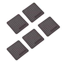 5 Stück doppelseitige PVC-Schneidematten 6x6cm, selbstheilend, für Nähen & Basteln