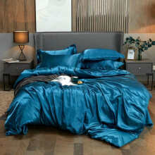 Duvet Cover Set 2pc/3pc/4pc Rayon Satin Solid Color Luxury Imitation Silk King Queen Twin Size Bedding Set