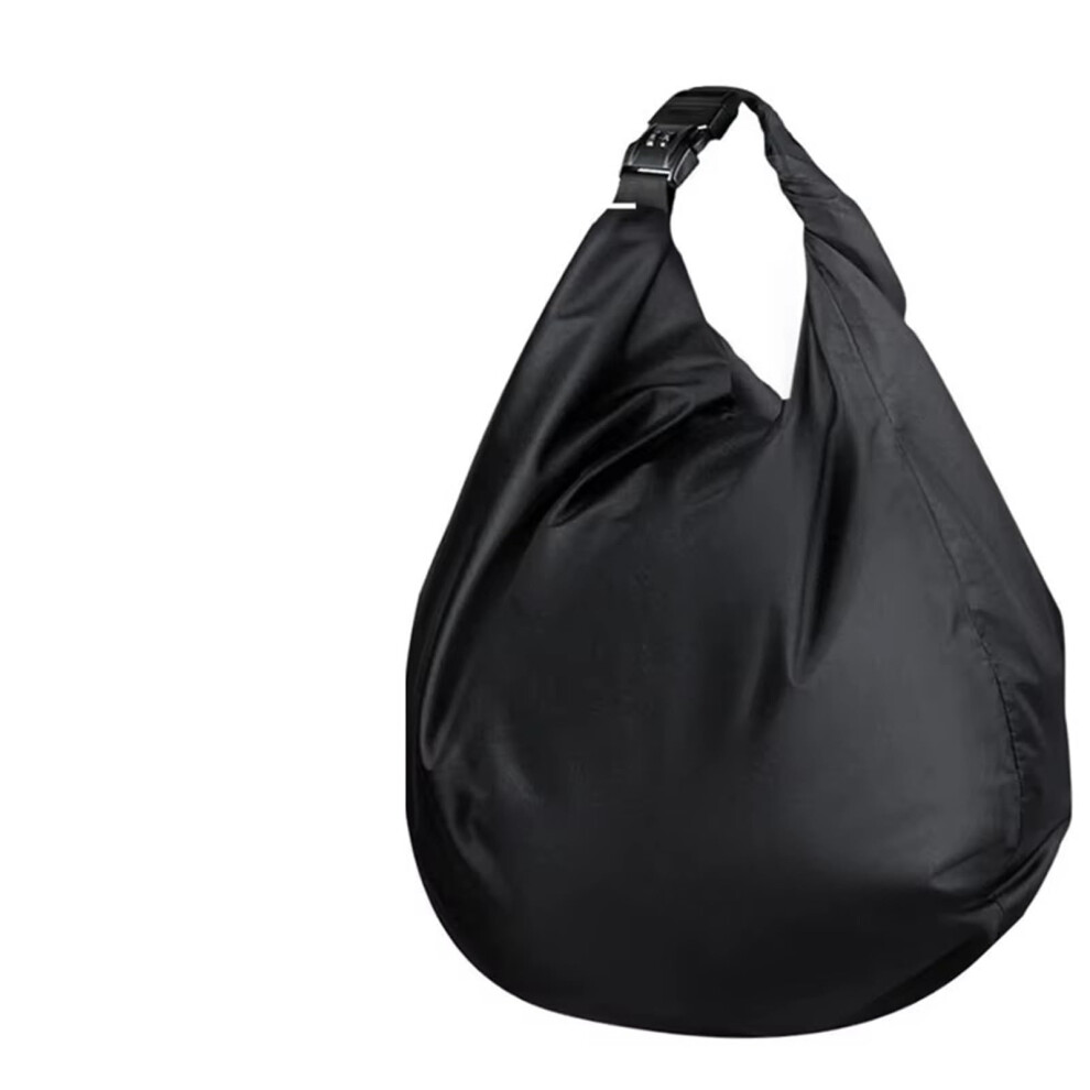 Waterproof Motorcycle Saddle Bag With Lock, Oxford Cloth Luggage, Expandable Reflective Storage 9189345281792