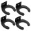 Mic Wall Mount Holders 4 Pack Studio Microphone Hangers For Office And Home Use 1